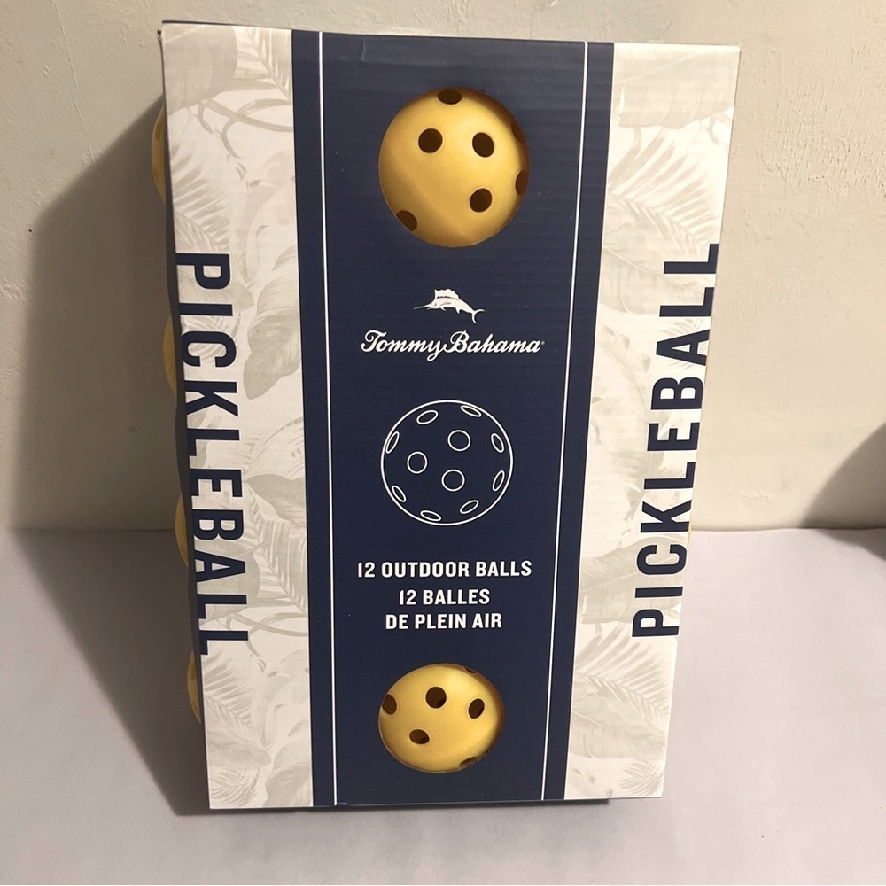 Tommy Bahama Outdoor Yellow Pickleball Balls New Box (1 Dozen) 12 NEW NIB